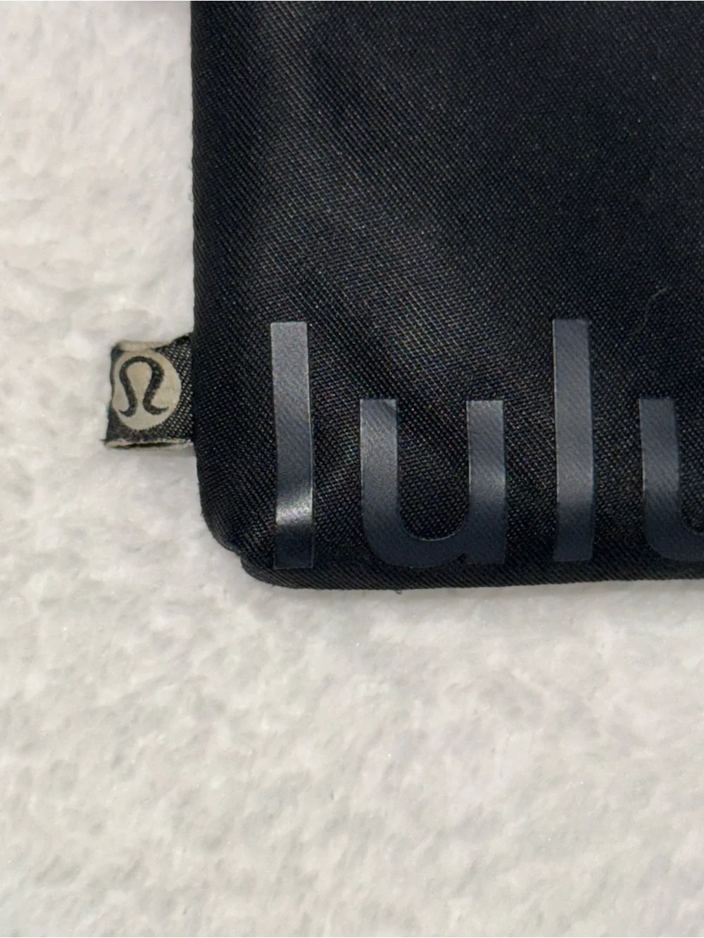 lululemon athletica Black Zipper Key & Card Pouch